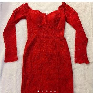 Elegant Red Dress ( La Blanca Brand )